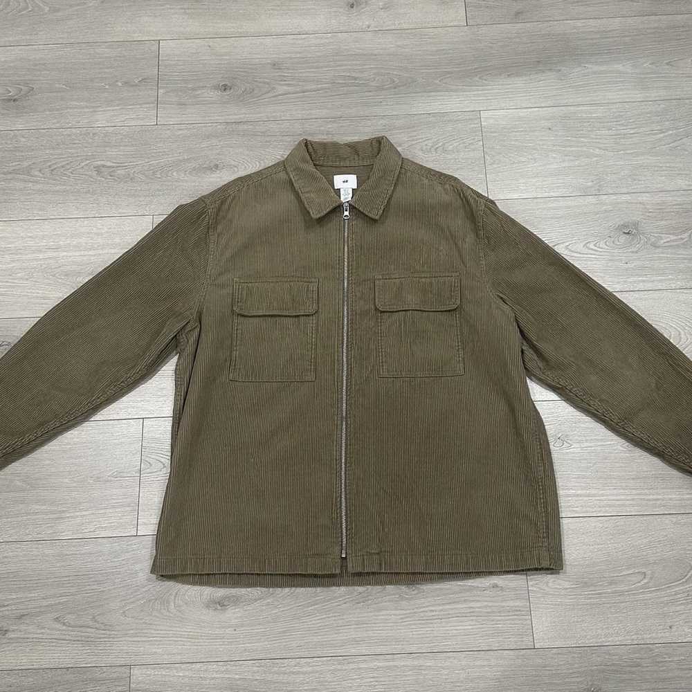 H&M Men's Khaki and Brown Jacket